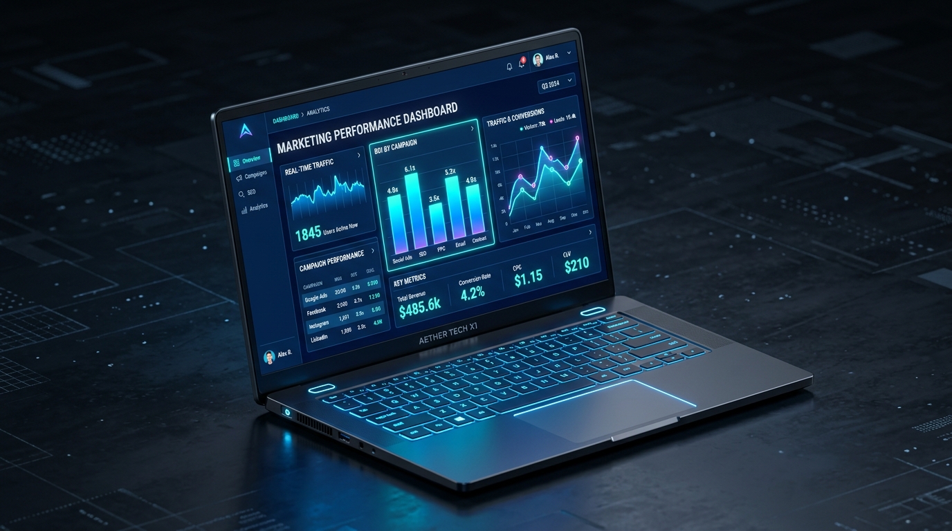 Painel de Performance e Dashboard da MKTG Brasil