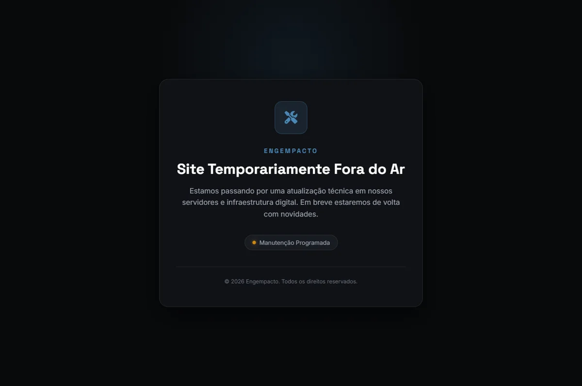 Site Engempacto Corta-Fogo