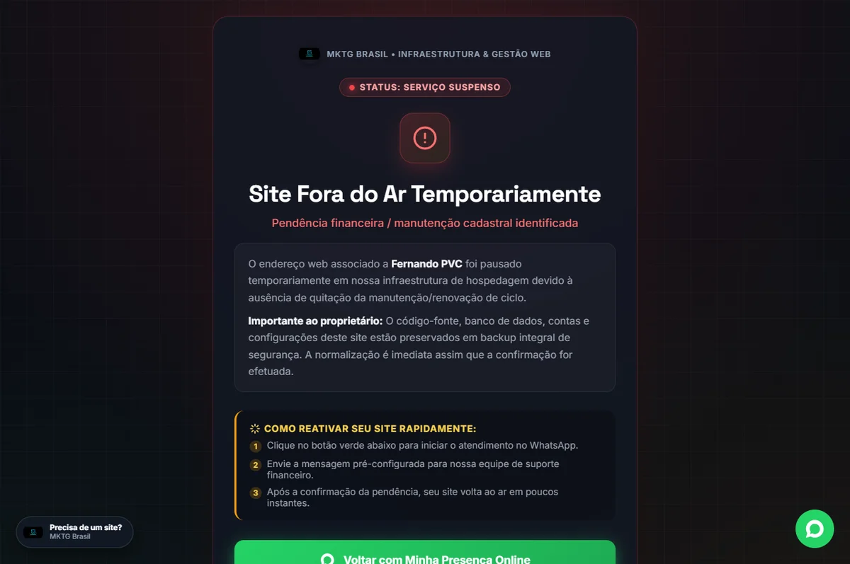 Site Fernando PVC